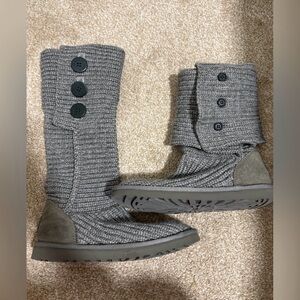 UGG Knit Boots in grey